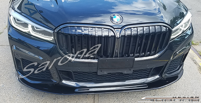 Custom BMW 7 Series  Sedan Front Lip/Splitter (2019 - 2022) - $390.00 (Part #BM-095-FA)